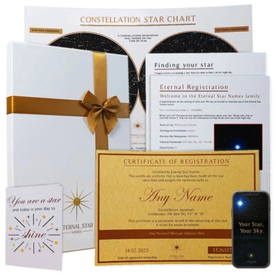 ETERNAL STAR NAMES Memorable Birthday: Personalized Name A Star Gift For Mum, Mummy, Mother, Mom