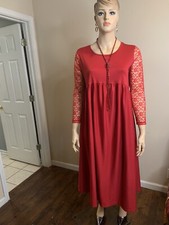 Dress Size 2X Red