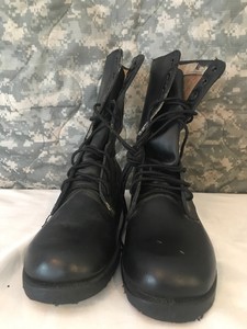 narrow combat boots