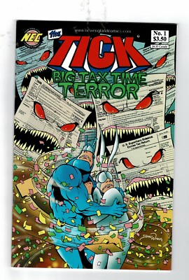 NEC Comic The Tick  Big Tax Time Terror NO 1 April  2000  $3.50 USA
