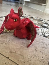 TY Beanie Baby Dragon Red Discontinued