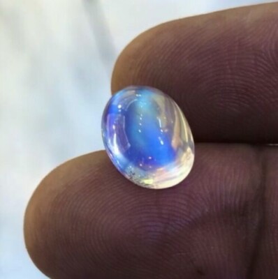 4.40CT Glorious Collection 100% Natural Rainbow Blue Moonstone | eBay