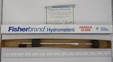 FISHER SCIENTIFIC CO. FISHER BRAND HYDROMETER, 48/74 11-585C, 1089A