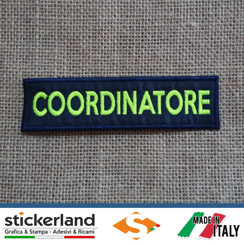 Patch Nome Da Cucire Toppa Nome Ricamata Personalizzata N.8 - Patch Da Cucire 7x2 Cm, Per Giubbotti, Zaini, Divise Patch Personalizzate - Foto 4