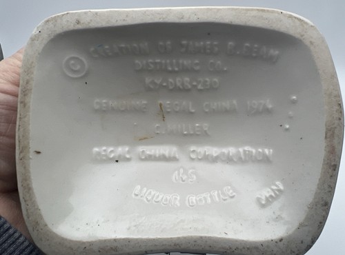 Decanter whisky vuoto vintage Jim Beam Hawaiian Menehune United Airlines decorazione arte - Foto 21 di 23