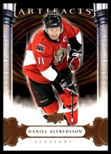 2009-10 Upper Deck Artifacts #30 Daniel Alfredsson Ottawa Senators Card HOF