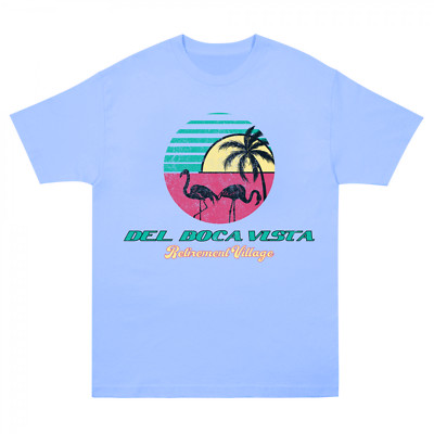 NEW ''Del Boca Vista'' Cosmo Kramer Florida Costanza Funny 90s TV Seinfeld Shirt