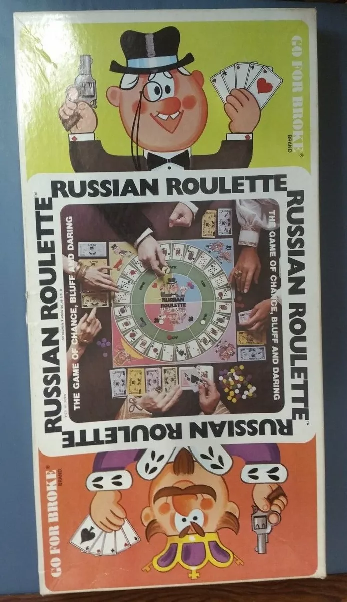 Vintage Russian Roulette Go for Broke Game 1975 edition by -  Portugal