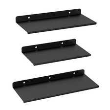 Metal Floating Shelves Wall Mounted Shelf Organizer for Picture Ledge Wall Mo...