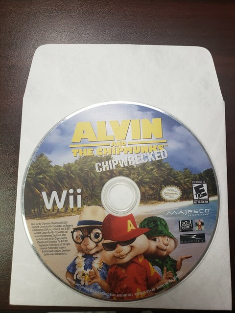 alvin and the chipmunks chipwrecked wii