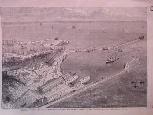 1870 1920 ANGLETERRE TUNNEL SOUS LA MANCHE 5 JOURNAUX ANCIENS - 第 1/5 張圖片