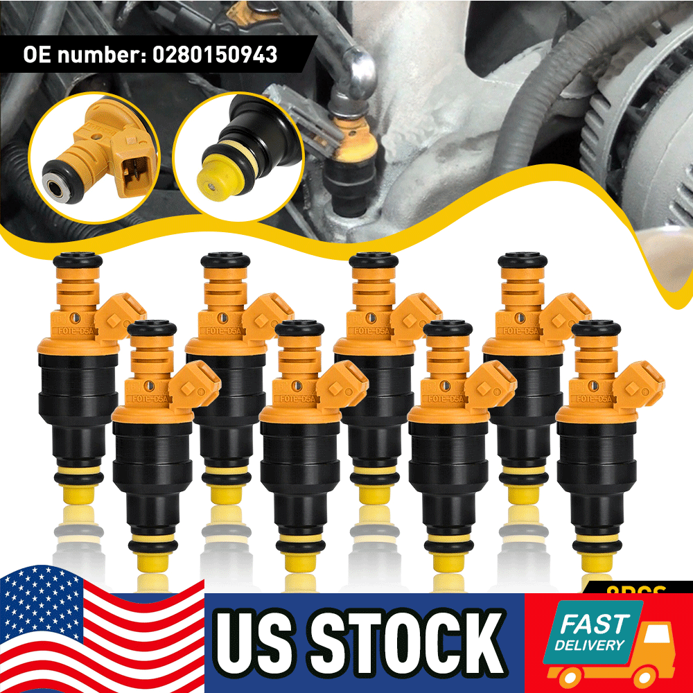 6 x Flow Matched 0280150943 Fuel Injectors 6 x Flow Matched 0280150943 Fuel Injectors