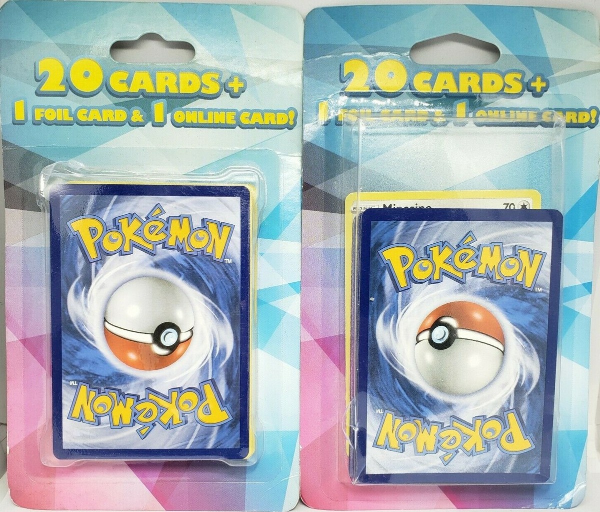 Pokemon 20 Card 1 Foil 1 Online Code Card 22 Cards The Fairfield Company  for sale online | eBay