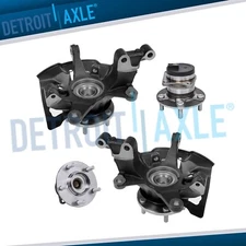 FWD Front Knuckles Hub Rear Wheel Hub Bearings for 2007 2008 - 2012 Mazda CX-7