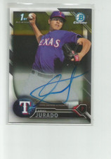 2016 BOWMAN CHROME PROSPECT AUTOGRAPHS #CPAAJ ARIEL JURADO