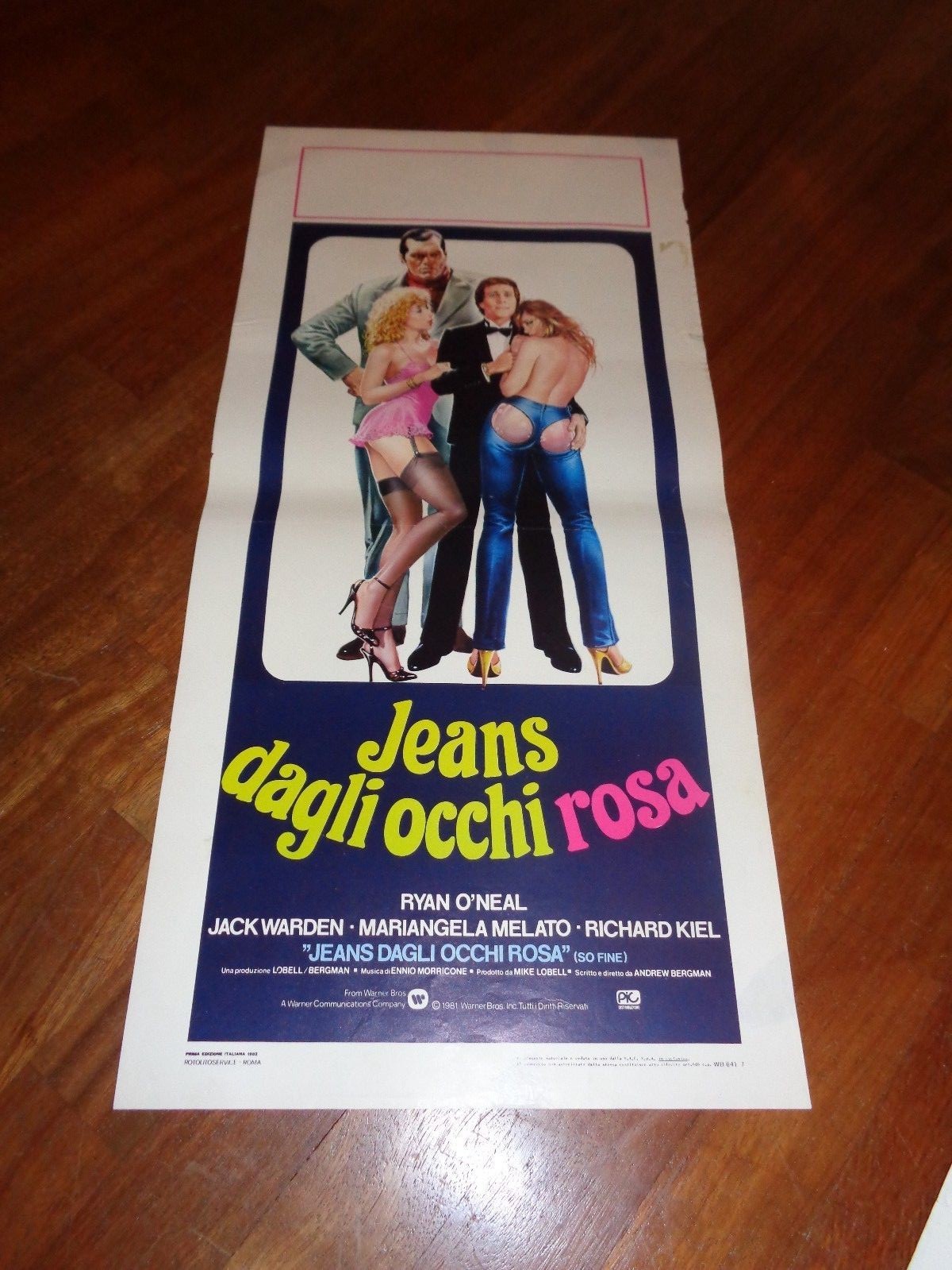 Locandina originale film Jeans dagli occhi rosa (1981) - Regia di Andrew Bergman