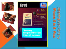 Iphone Ipad Apple Cleaning set port covers cleaner alcohol disinfect alcohol