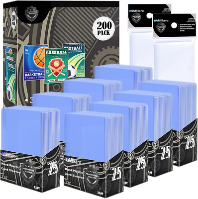 400 fundas de tarjetas duras 3''X4'', para béisbol, fútbol y cartas de juego