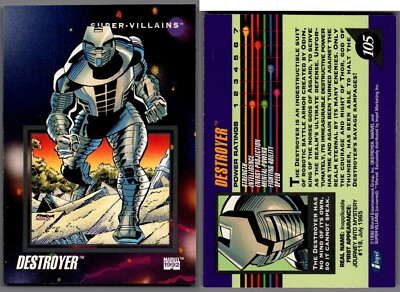 1992 Marvel, Super-Villains, #105 Destroyer