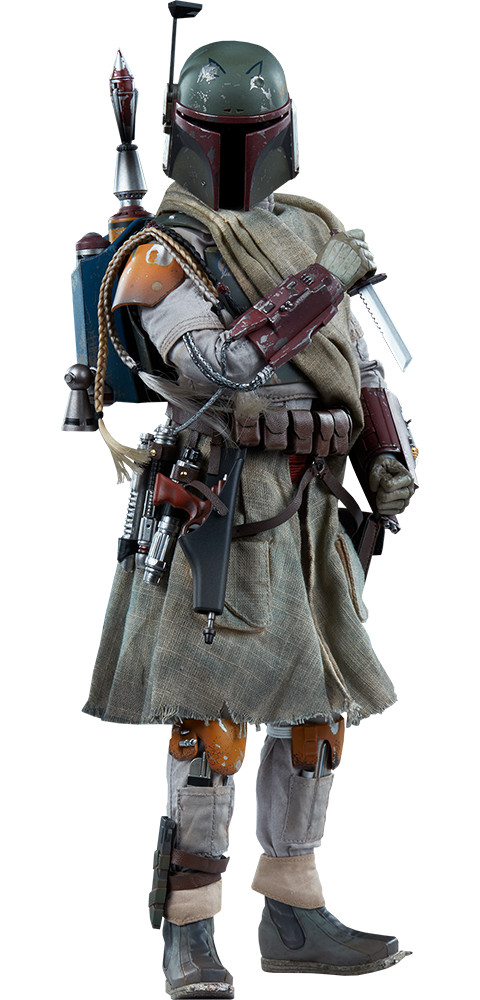 Star Wars Boba Fett Mythos Mandalorian Armor Action Figure In Brown Box Sideshow