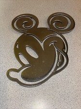 Disney Mickey Mouse Kitchen Trivet 9.5  Aluminum Metal Hot Plate Holder