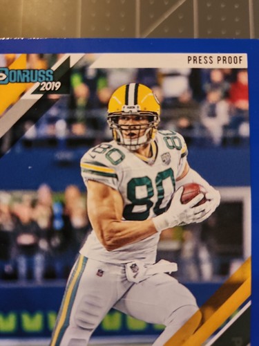 jimmy graham 2019 Bpue Press Proof Donruss green bay Packers nfl #102 - Picture 7 of 12