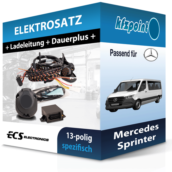 für Mercedes Sprinter 06.2018-Jetzt ECS E-Satz 13Polig Fahrzeugspezifisch NEU-image