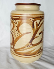 Agnete | Anita Hoy for Buller's studio pottery tall vase, mid century modern