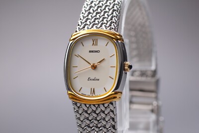 SEIKO Exceline クォーツ時計 As is Women's Seiko EXCELINE 4J41-0AA0 Quartz Watch | eBay