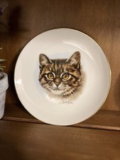 Derick Brown Collectible Tabby Cat Plate Made In USA