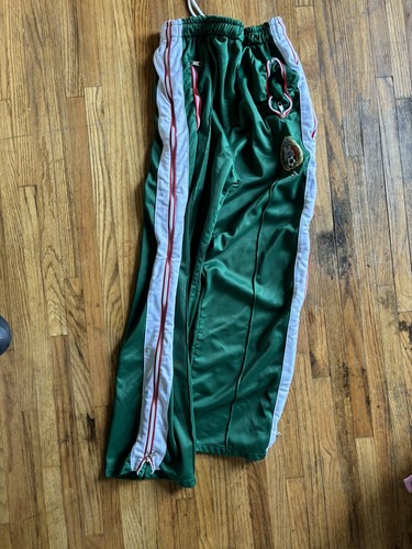 Rare Vintage ADIDAS Mexico National Team 2007 Soccer Pants Youth Med Side Zip - Picture 6 of 10