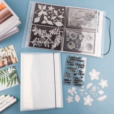 Large Sticker Photo Storage Album Cutting Dies Stamp Storage Organizer Folder