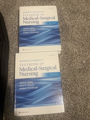 Brunner & Suddarth Textbook Medical-Surgical Nursing (Vol 1&2 