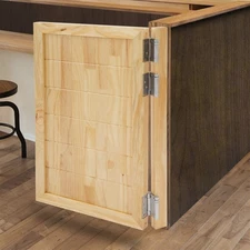 Partition Single-Door Leaf for Doorways w/ Doorpost & Hinge Multi-functional Use