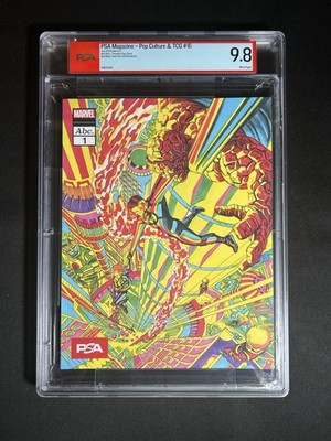 PSA MAGAZINE #16 JULY 2025 ALEX ROSS FANTASTIC FOUR SDCC PSA 9.8