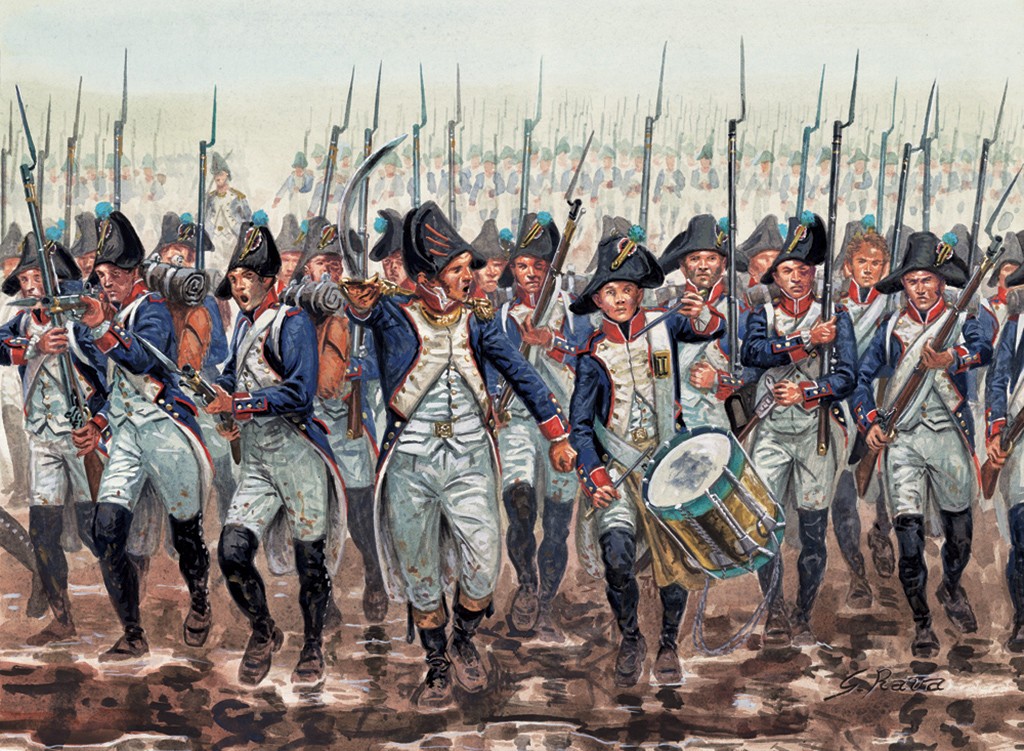 Italeri 6092 Napoleonic Wars French Infantry 1798 - 1805 Plastic Kit