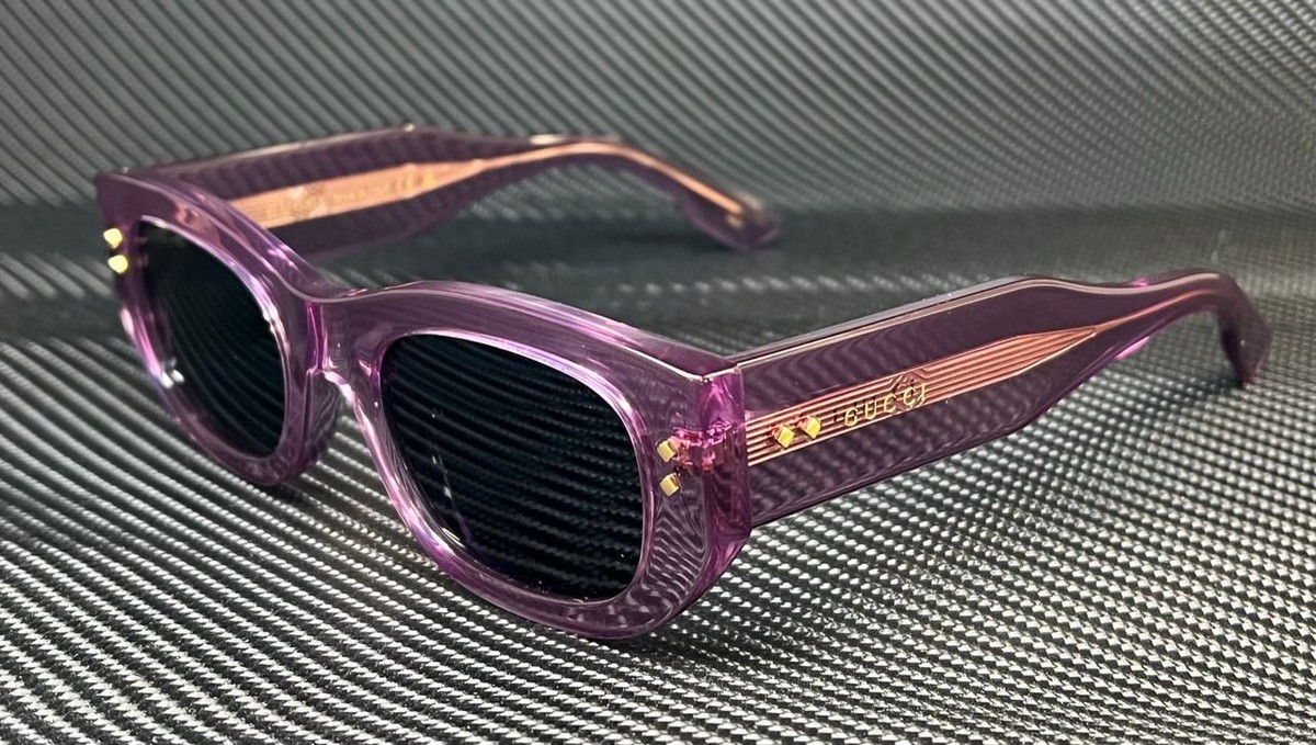 GUCCI GG1215S 003 Violet Blue Women's 51 mm M Size Sunglasses | eBay