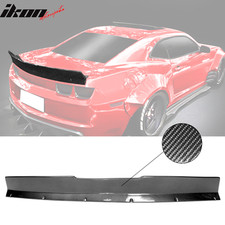 Fits 10-13 Chevrolet Camaro Ikon Style Trunk Spoiler - Carbon Fiber Print