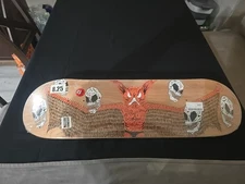 RARE Elissa Steamer Skateboard Deck Baker Throwback From The Dead 8.25 