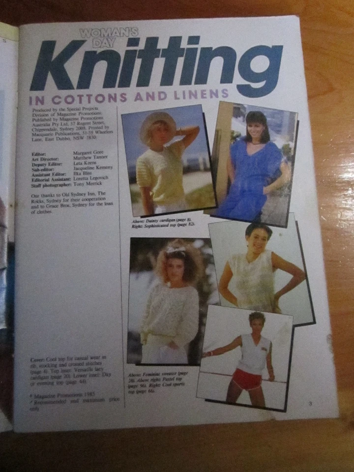 KNITTING PATTERN BOOK WOMAN'S DAY KNITTING IN COTTON GREAT **** MUST SEE - Image 2 of 2