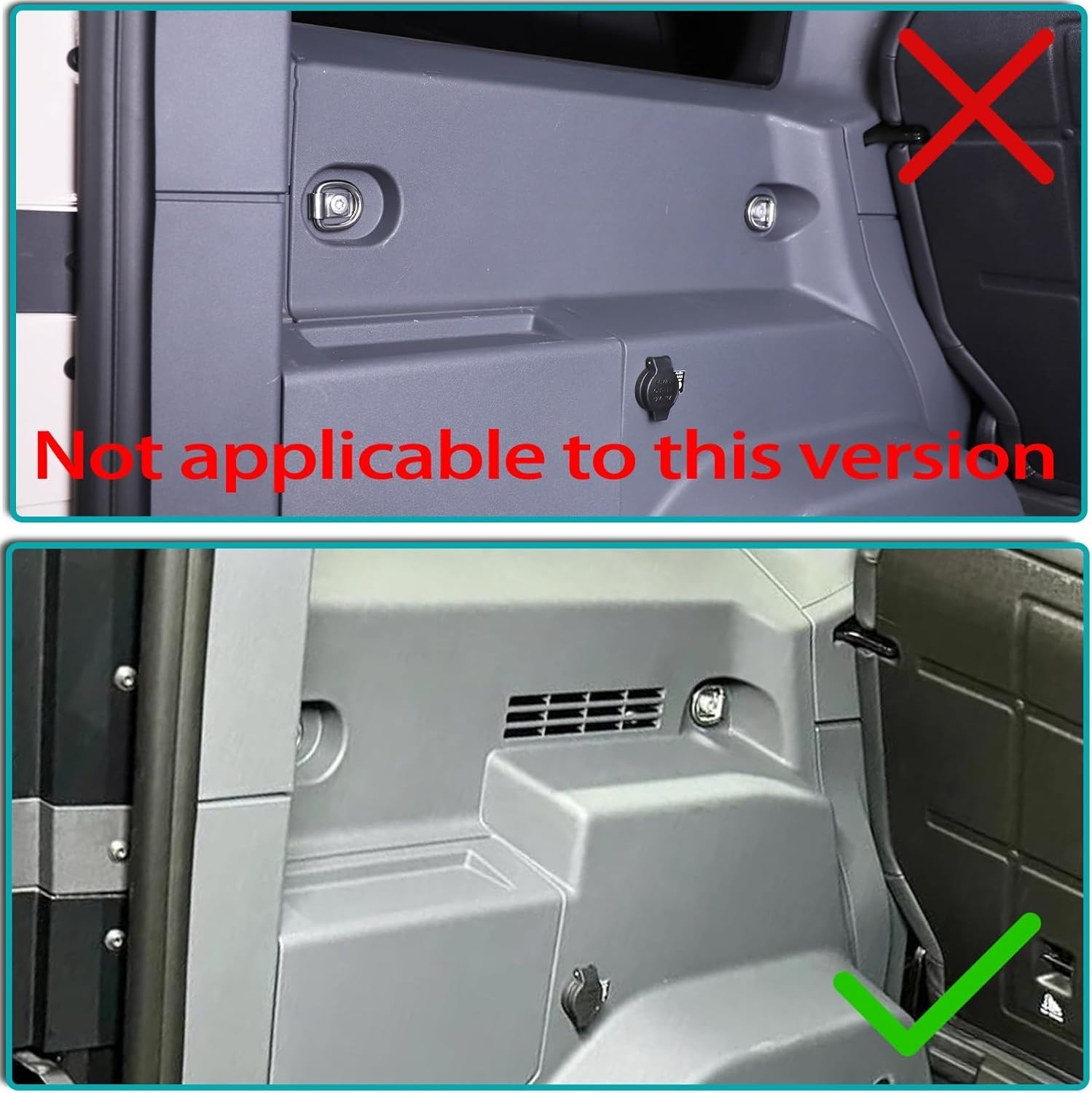 Trunk Storage Panel Compatible with Ineos Grenadier 2020-2025, Style B, Left