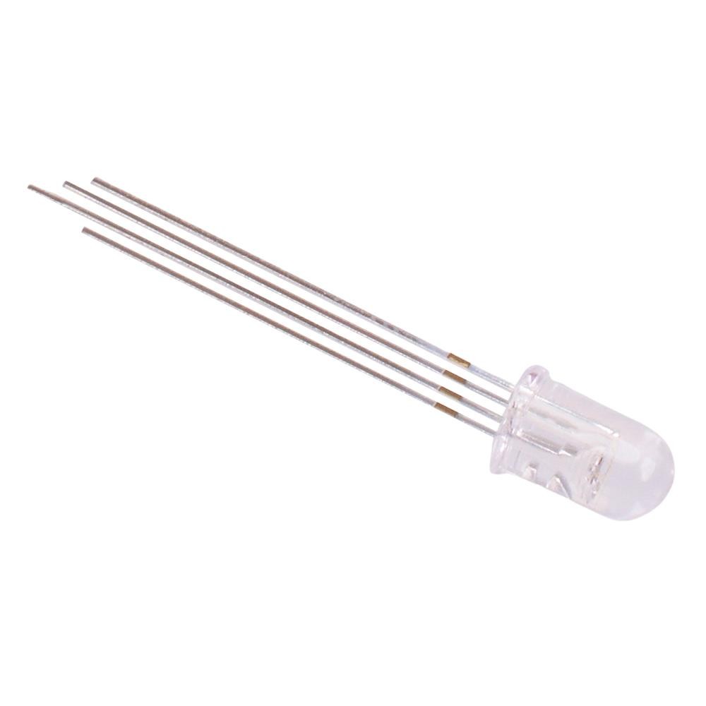 50 x RGB 5mm Clear Lens LED Common Anode 25°