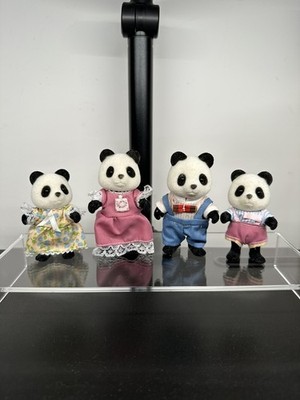 Sylvanian Families Bambus Panda Familie Calico Critters seltenes Flair nicht mehr produziert toll