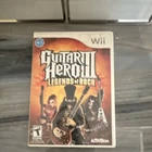 Nintendo Wii Guitar Hero III Legends of Rock Manual Multiplayer Activision