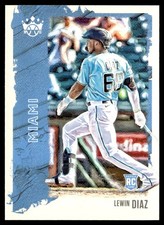 2021 Panini Diamond Kings Lewin Diaz Rookie Miami Marlins #138