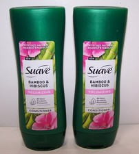 2 X Suave Bamboo Hibiscus Volumizing Conditioner No Paraben 12.6oz Each