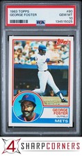 1983 TOPPS #80 GEORGE FOSTER METS PSA 10
