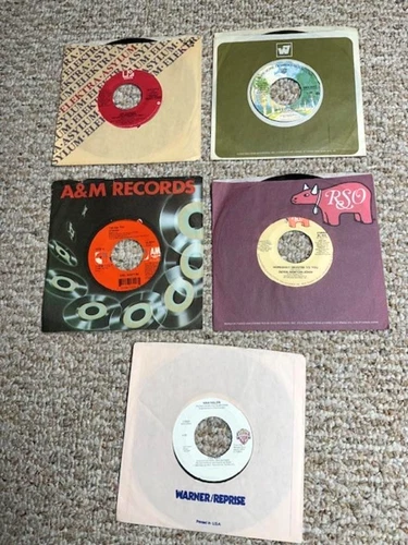 RARE LOT 70's 80's Rock Soul Pop Alt Hair 45's 7" vinyl w/Del Amitri + VAN HALEN