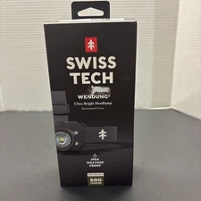 Swiss Tech Rechargeable 500 Lumens LED Headlamp - Weatherproof