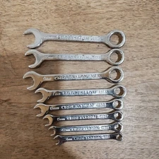 Craftsman 9 Pc Midget Mini Combination Metric Ignition Wrench Set 4-11 mm 